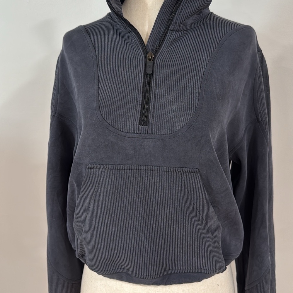 Lululemon Brushed Softstreme Ribbed Half Zip - Picture 10 of 13